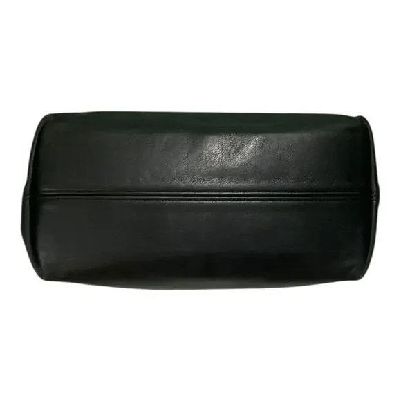 COACH Vintage Waverly  Black Leather Hobo Shoulder Bag Made in United States - Picture 6 of 15